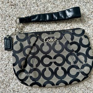 Coach Black C’s Wristlet